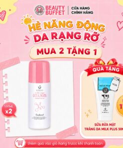 Lăn khử mùi và dưỡng sáng vùng da dưới cánh tay Scentio Pink Collagen Radiant & Firm Deodorant 50ml
